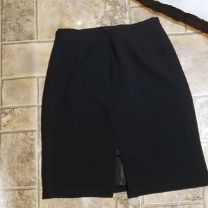 Black work skirt